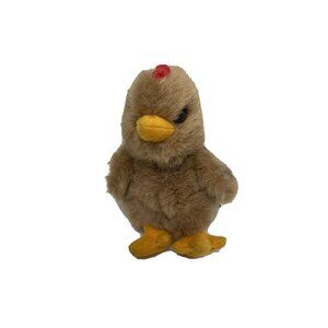 Gund My Name is Peppers Brown Hen Chicken Rooster Bird 6Stuff " x 4"
